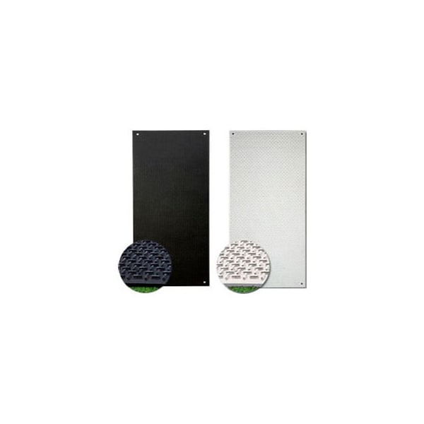 Checkers VersaMATS HDPE Ground Protection Mat, 2' x 8', Black, VM28